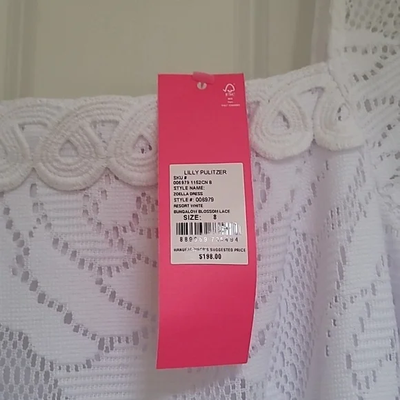 Lilly Pulitzer Zoella Dress in Resort White - Picture 6 of 14